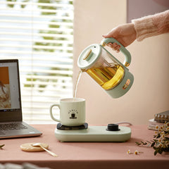 Electric Kettle 600W 600ml Tea Kettle Hot Water Boiler with Teacup Insulation