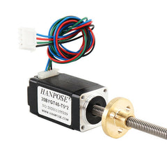 High-precision 24/34/40/50mm Mini 20 Integrated Screw Linear Stepper Motor Screw Motor Assembly Copper Nut Set