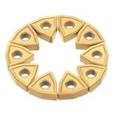 10pcs WNMG080408 MS CVD Carbide Insert Turning Tool for DWLNR/L PWLNR/L