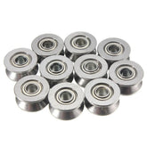 10pcs V Groove Sealed Ball Bearings V Groove 4x13x6mm 1.5mm Deep Ball Bearings