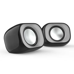Multimedia Speaker Mini USB Stereo Surround Sound Three-band Equalization Desktop Speaker for Laptop Computer
