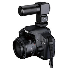 Photography Interview Microphone Condenser Camera Recording MIC with 3.5mm Output for Nikon DSLR