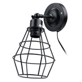 American Creative Vintage Wall Lamp 35W Industrial Style Retro Wrought Iron Light 220V