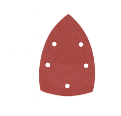 60pcs 140x140x100mm 5 Hole Triangle Palm Type Separation Sandpaper Pads Set 60/80/120/180/240/400 Grit Sander Disc Abrasive Fit Polishing Tools