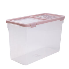 Rice Barrel 10kg Red / Green Food Grains Rice Barrel Box Sealed Container Storage Box With Measuring Cup