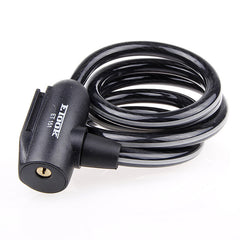 1500mm MTB Bike Lock Anti Theft Reflective With Holder Steel Saw Safety Cable Lock