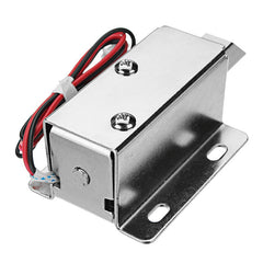 12V DC Electric Lock Assembly Solenoid Long Locking Tongue Cabinet Drawer Door