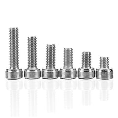 60Pcs M5 Stainless Steel 6-20mm Hex Socket Cap Head Screw Allen Bolt Assortment Kit