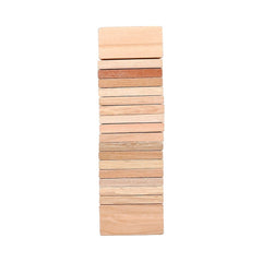 Wood Monochrome/Mahogany Two-color Tooth Sounder with Children Education Teaching Instruments