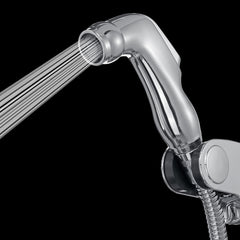 Portable Handheld Bathroom Toilet Bidet Shattaf Shower Spray Head 200cm Hose Holder Stand