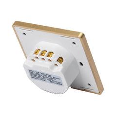 Wifi 3Gang Smart Switch EU Standard Metal Frame Wire Drawing Light Control Switch WF-WS033 100-240V 2.4 GHz