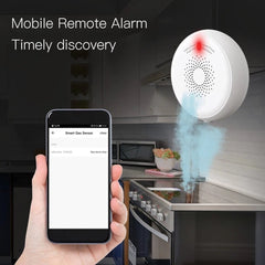 Gas Leakage Detector Sensor Tuya Smart Home Security for Alarm System Tuya App Remote