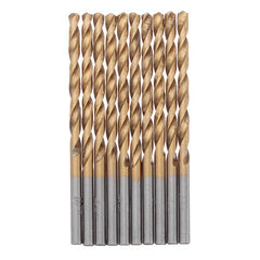 60pcs 1/1.5/2/2.5/3/3.5mm HSS Titanium Coated Twist Drill Bit Straight Shank