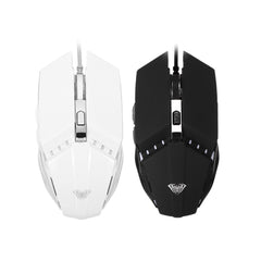 3-In-1 LED Backlit Gaming Keyboard Mouse Noise-Canceling Headset Combo with Mouse Pad
