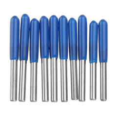 10pcs 3.175mm Shank 90 Degree 0.1/0.2/0.3mm Tip Engraving Bit CNC Tool
