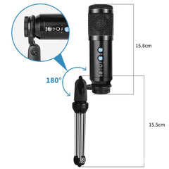 Professional USB-900 Condenser Microphone Studio Karaoke Micro Recording USB with Tripod