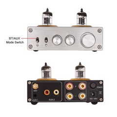 Mini Hi-Fi Digital Audio Power Amplifier Stereo Amp with Dual 6J2 Vacuum Tubes 100W(50W*2)