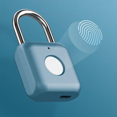 USB Rechargeable Smart Fingerprint Padlock Door Lock Waterproof Keyless Anti Theft Travel Luggage Drawer Safety Lock from