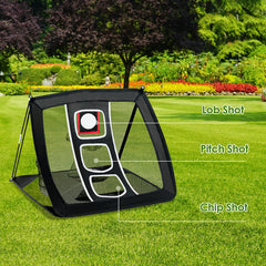 70x81.3x56cm / 27.5''x32''x22'' Golf Net Training Aid Hitting Practice Lawn Driving Net Golf Training Net