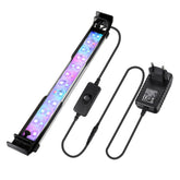 32CM 24LED RGB Aquarium Fish Tank Light 2 Modes Double Drainage Water Grass Lamp