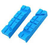 2Pcs 140mm Vise Jaws Multipurpose Magnetic Reversible Vise Soft Jaw Pads for Metal Vise Table Vise