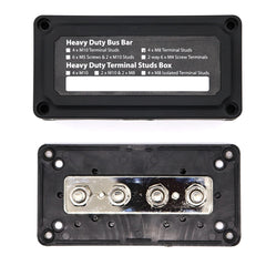 12/24V 300A Heavy Duty Terminal Block Boat Bus Bar Power Negative Distribution Box