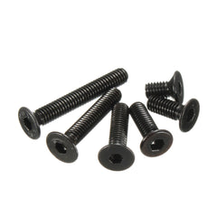 M3CH4 100Pcs M3 Carbon Steel Countersunk Hex Socket Screw 6-20mm Flat Head Hex Screw Metric