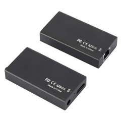 HDMI-compatible to RJ45 Network Extender 1080P HDMI-compatible Ethernet Adapter Network Repeaters (Tx + Rx)