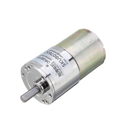 DC Motor 12V 1:150 52rpm Permanent Magnet Carbon Brush Reduction Gear Motor