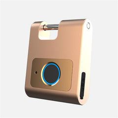 Bluetooth Outdoor Portable Intelligent Small Door Lock Phone App Software Control Fingerprint Padlock For Smart Home