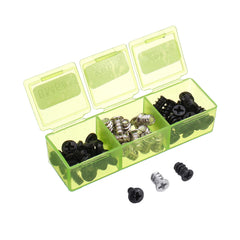 700Pcs/Set M3/M5/M6 DIY Desktop Computer Repair Screw Assortment Mainboard Fan Cross Screws Hex Standoffs Spacers Kits w/ Storage Box