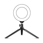 LED Ring Light Stand 3200K-5800K Dimmable Lamp for Selfie Video Photo Live Show