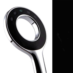Intelligent Temperature Sensor Shower Head Handheld With Digital Display Smart Measuring Nozzle Sprinkler Children Ring