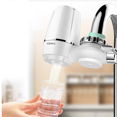 Faucet Water Filter & Elements Washable Filtration Kitchen Basin Tap Purifier Fit Most Faucets