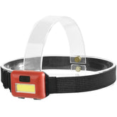 450LM COB LED Ultralight Headlamp 3 Switch Modes Adjustable Camping Running 3*AAAA Battery