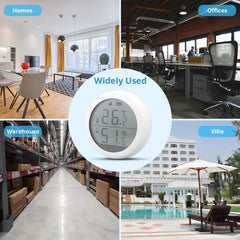 Temperature and Humidity Sensor with LCD Screen Display Real Time Monitor Smart Home Intelligent Linkage