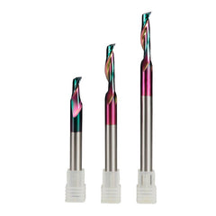 HSS Milling Cutter 8mm Super Coated Single Flute End Mill for Aluminum Door Window Cutting CNC