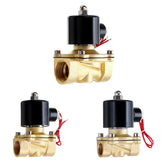 1/2 3/4 1 Inch 220V Electric Solenoid Valve Pneumatic Valve for Water Air Gas Brass Valve Air Valves