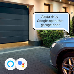 Smart WiFi Garage Door Opener Controller Siri Voice Control Works with Alexa Goggle