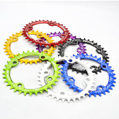 Round Narrow Wide Chainring For MTB Mountain Road Bike 32T 34T Single Disc Bicycle Components Crankset Tooth Plate Parts 104 BCD