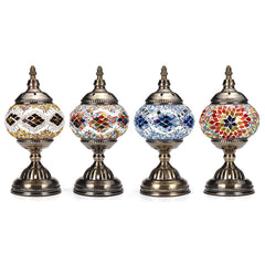 E27 Handmade Retro Turkish Moroccan Romantic Table Lamp Home Bar Fixture Decor