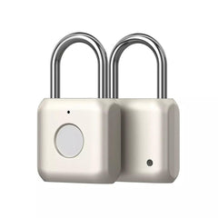 USB Rechargeable Smart Fingerprint Padlock Door Lock Waterproof Keyless Anti Theft Travel Luggage Drawer Safety Lock from