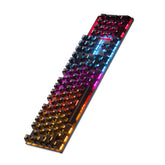 Mechanical Gaming Keyboard 104 Keys XA Profile PBT Double-shot Molding Keycaps Blue Switch RGB Backlit USB Wired Keyboard