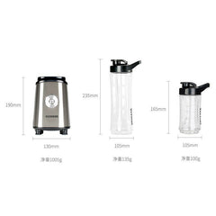 Portable 2 in 1 Juicer from One-button Operation 8 Seconds Juice with Triple interlocking Design