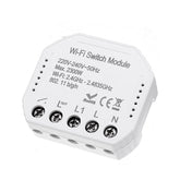 WiFi Smart Light Switch Diy Breaker Module Smart Life/Tuya APP Remote Control Works With Alexa Google Home 1/2 Way