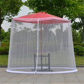 Parasol Mosquito Net Cover Outdoor Garden Umbrella Table Screen Bug Netting