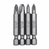 10Pcs Magnetic Phillips Screwdriver Bits PH0/PH1/PH2/PH4 1/4 Inch Hex Shank Screwdriver Set
