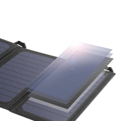 19W Solar Panel Dual USB Port Waterproof Lightweight Phone Charger Outdoor Camping Travel