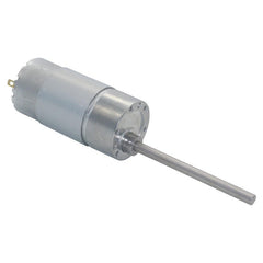 DC 12/24V Micro Gear Reduction Motor 130RPM 75.5mm Extended Shaft Gear Motor