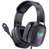 Gaming Headset GB Light Stereo Noise Canceling Headphones with Mic Audio Adapter